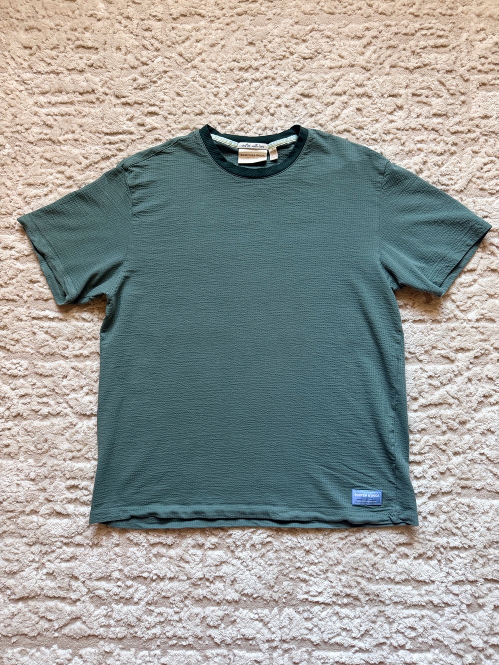 Scotch & Soda Short Sleeve Crew Tee - Green